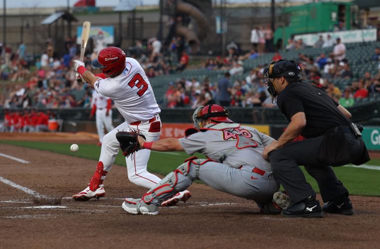 A foul bat at Louisville Bats - March 28.JPG