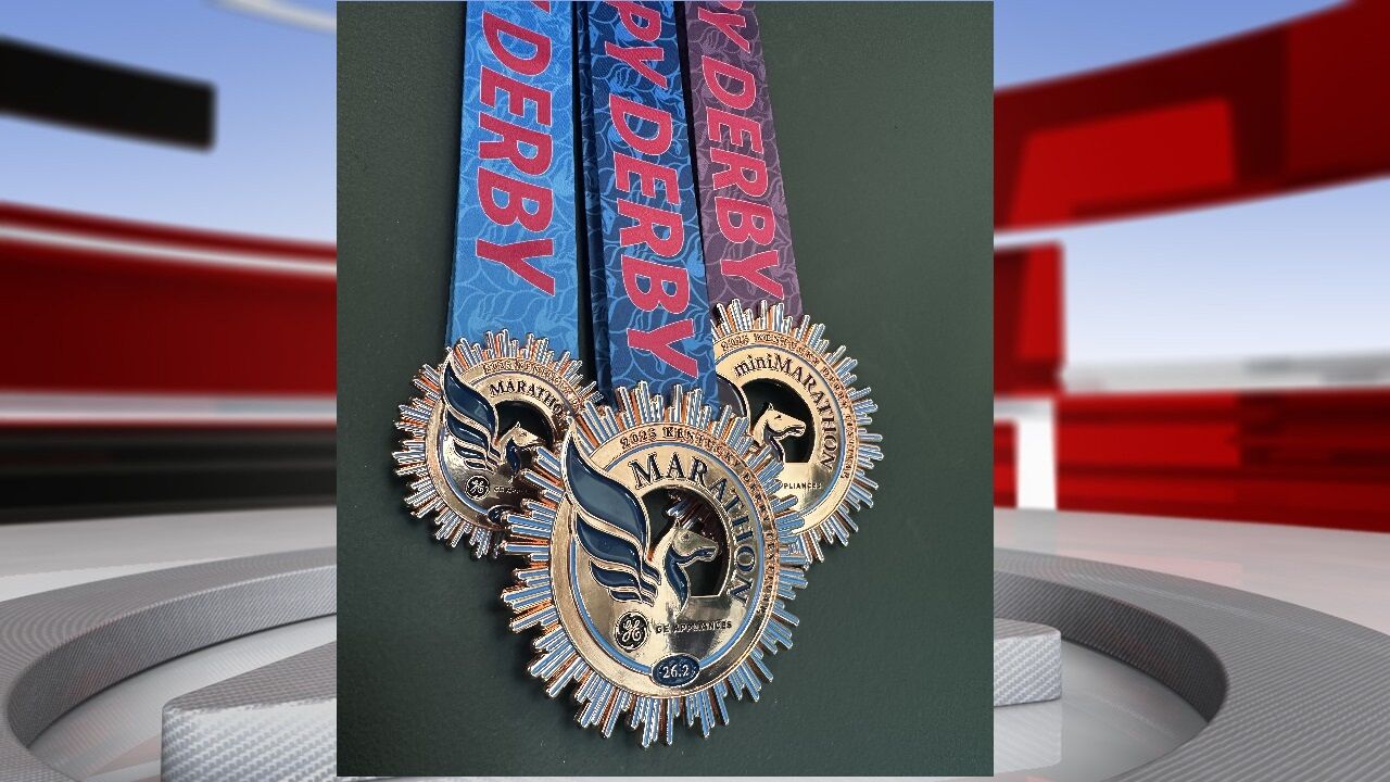 Kentucky Derby Festival unveils medals for minimarathon, marathon
