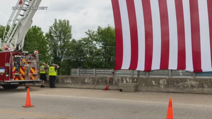 Elmer Lawrence procession