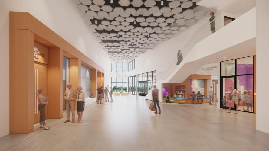 Rendering of new Jewish Community Center