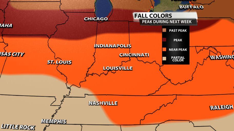 Kentuckiana S Fall Foliage Will Peak Soon Weather Blog Wdrb Com