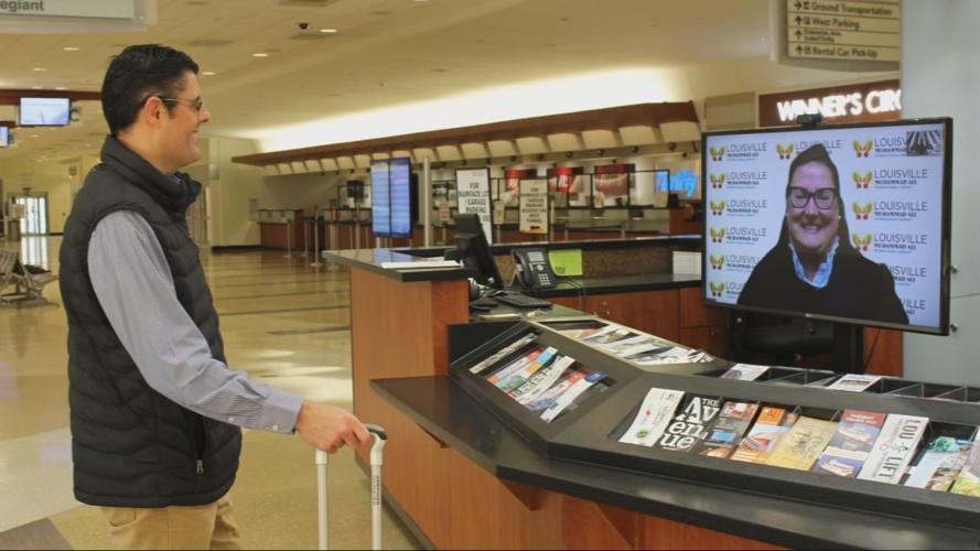 Louisville airport opens virtual information booths to help travelers