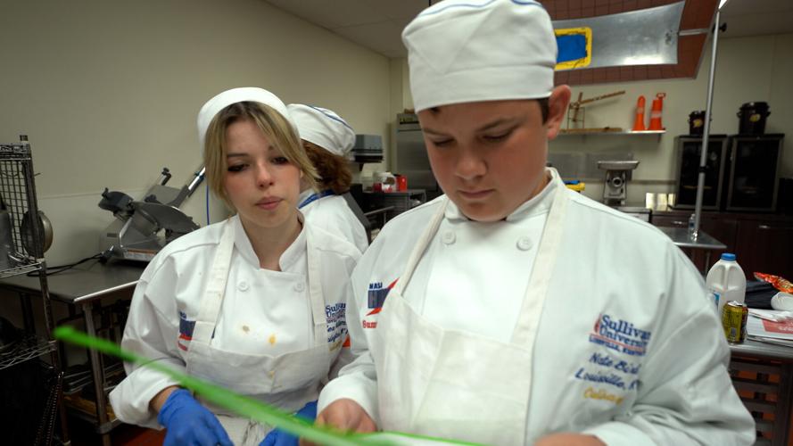 High school students take part in the NASA Hunch Culinary Challenge camp at Sullivan University