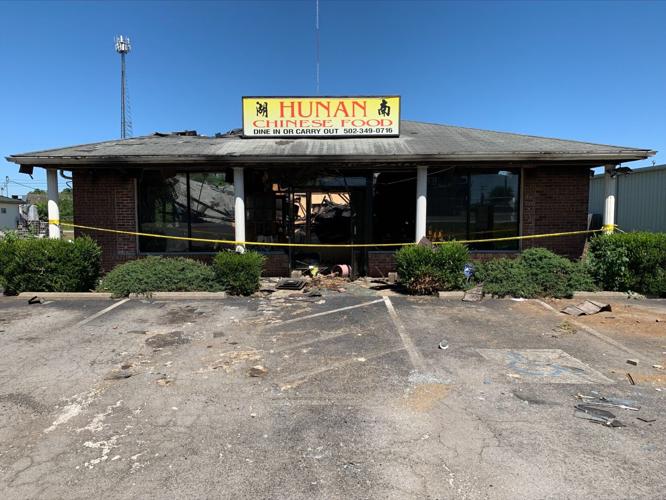 Hunan Chinese restaurant in Bardstown after fire