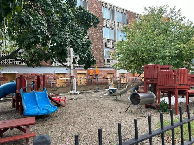 Construction at Wayside Christian Mission