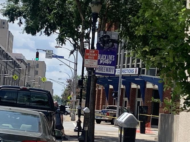 Truck crashes into Louisville Metro Corrections on July 13, 2021