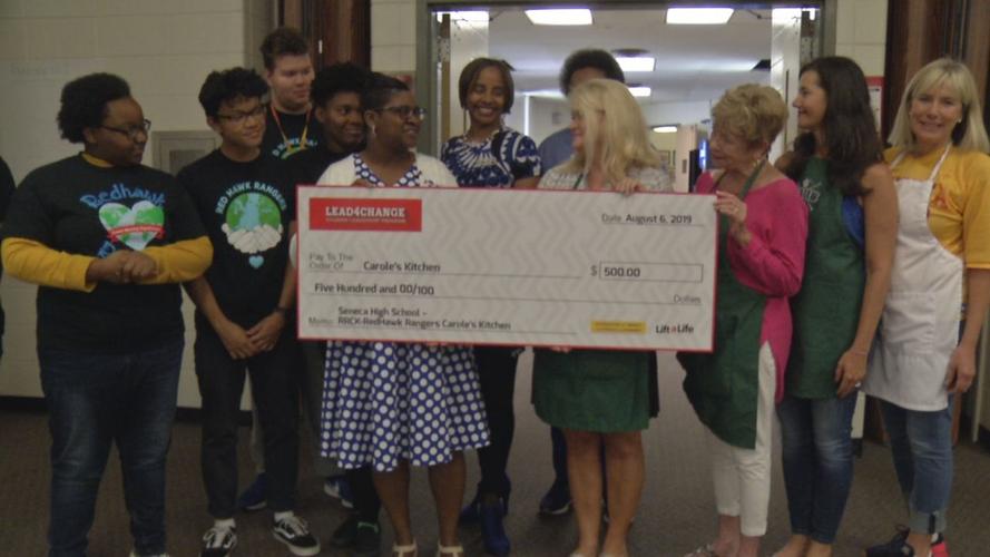 Family tragedy leads to weekly food pantry at Seneca High School