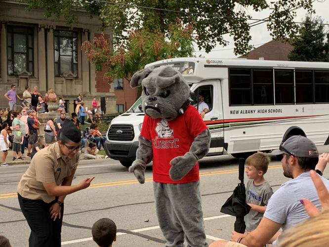 Harvest Homecoming Parade 2021 - New Albany High School Mascot