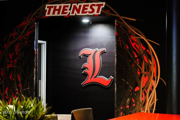 Louisville football players' lounge