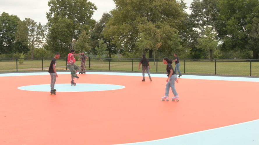 Lannan Park outdoor roller-skating court