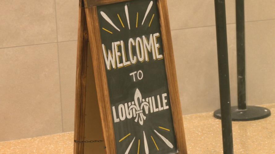 Louisville Tourism new airport center ribbon cutting 4-5-24