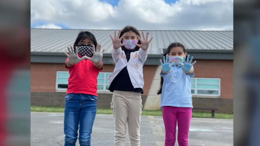 Shelby County students painted stone chalk.jpeg