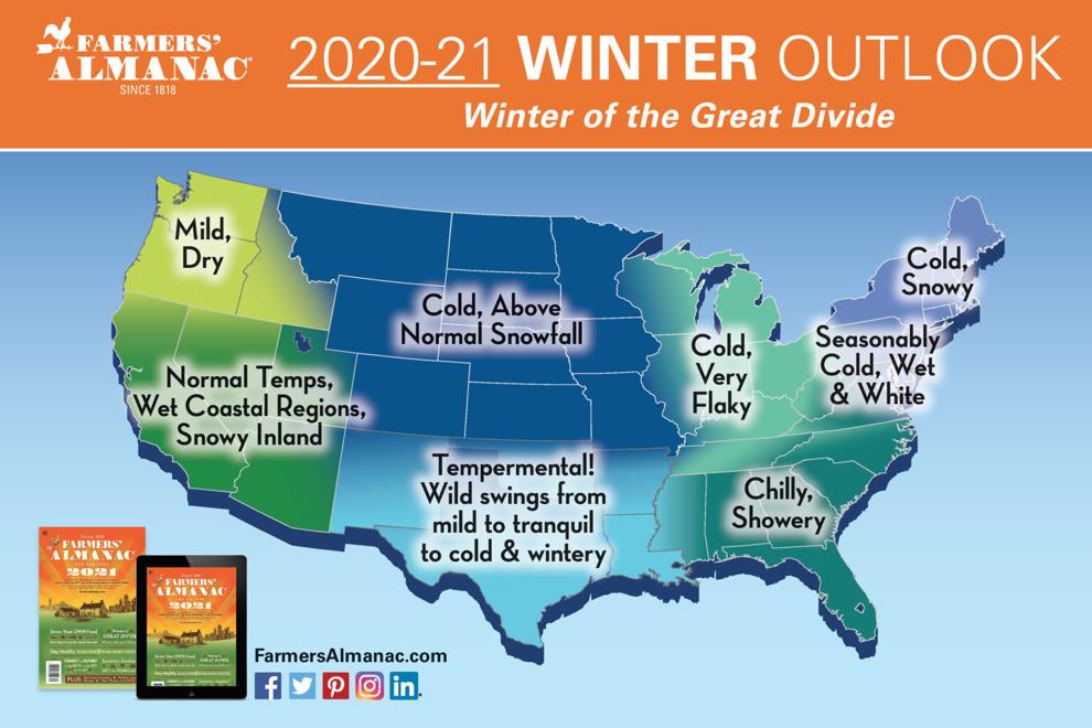 FARMERS' ALMANAC 202021 Winter Outlook... Weather Blog