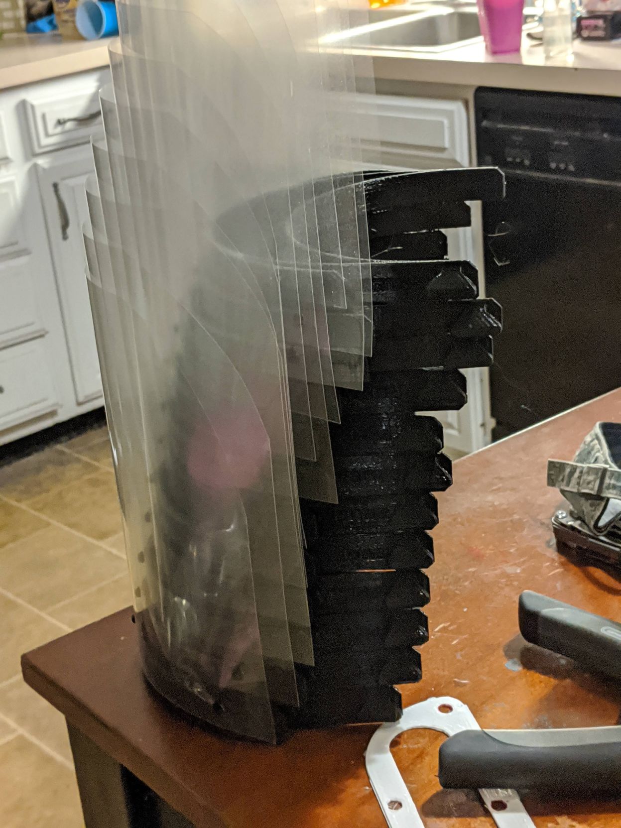 3D printer makes face shields