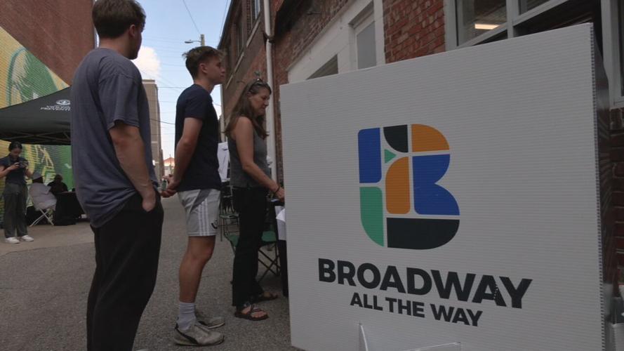 'Broadway All The Way' block party
