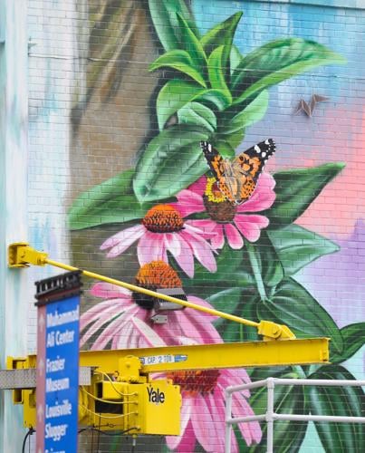 Flowers mural in downtown Louisville.JPG