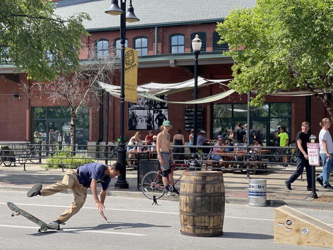 CycLOUvia in downtown Louisville on June 5, 2022.