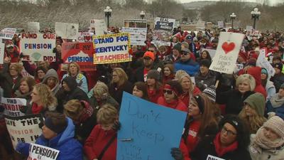 Teachers having a huge impact on debate over pension reform in Frankfort