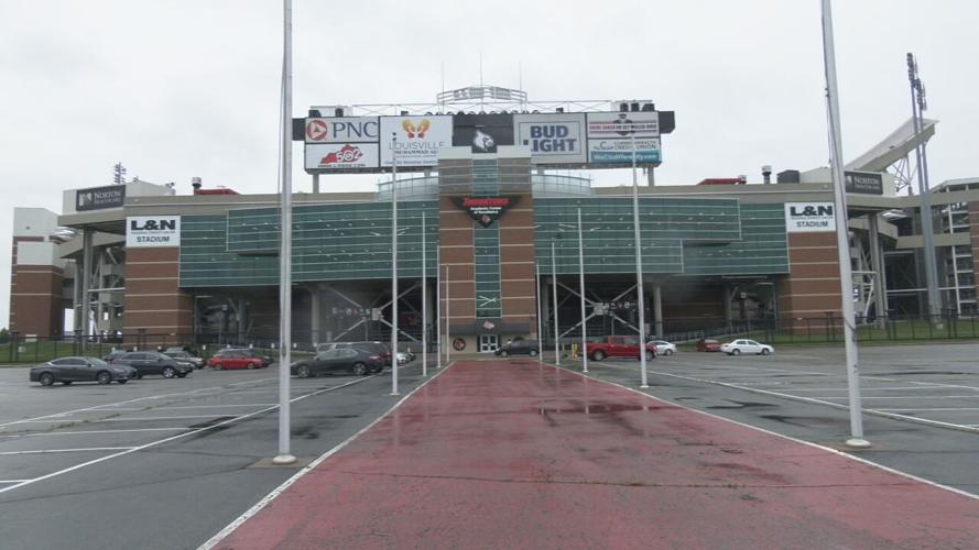 L&M Stadium sign installed 6-21-23