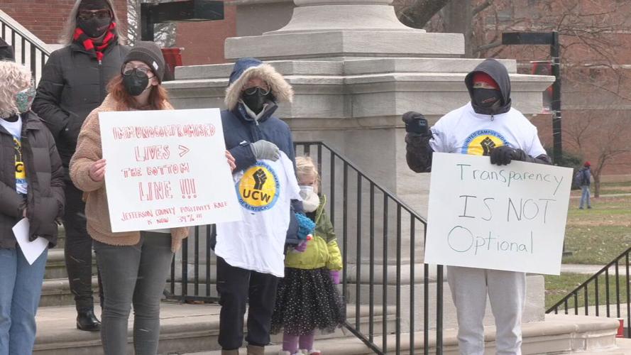 UofL Union COVID-19 Rally