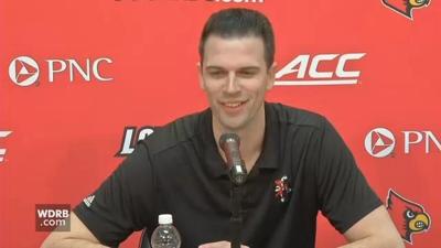 RAW VIDEO | U of L's David Padgett reacts to announcement that he will not be retained