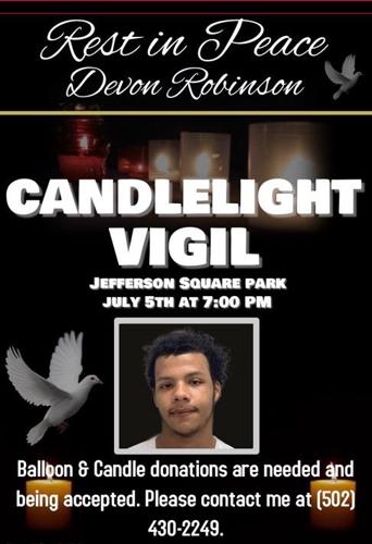 Vigil information for Devon Robinson