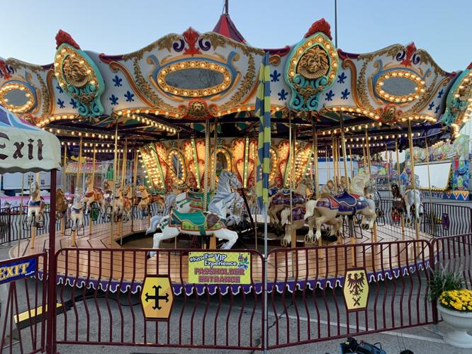KY STATE FAIR - MIDWAY - MERRY GO ROUND - 8-17-2023.JPG