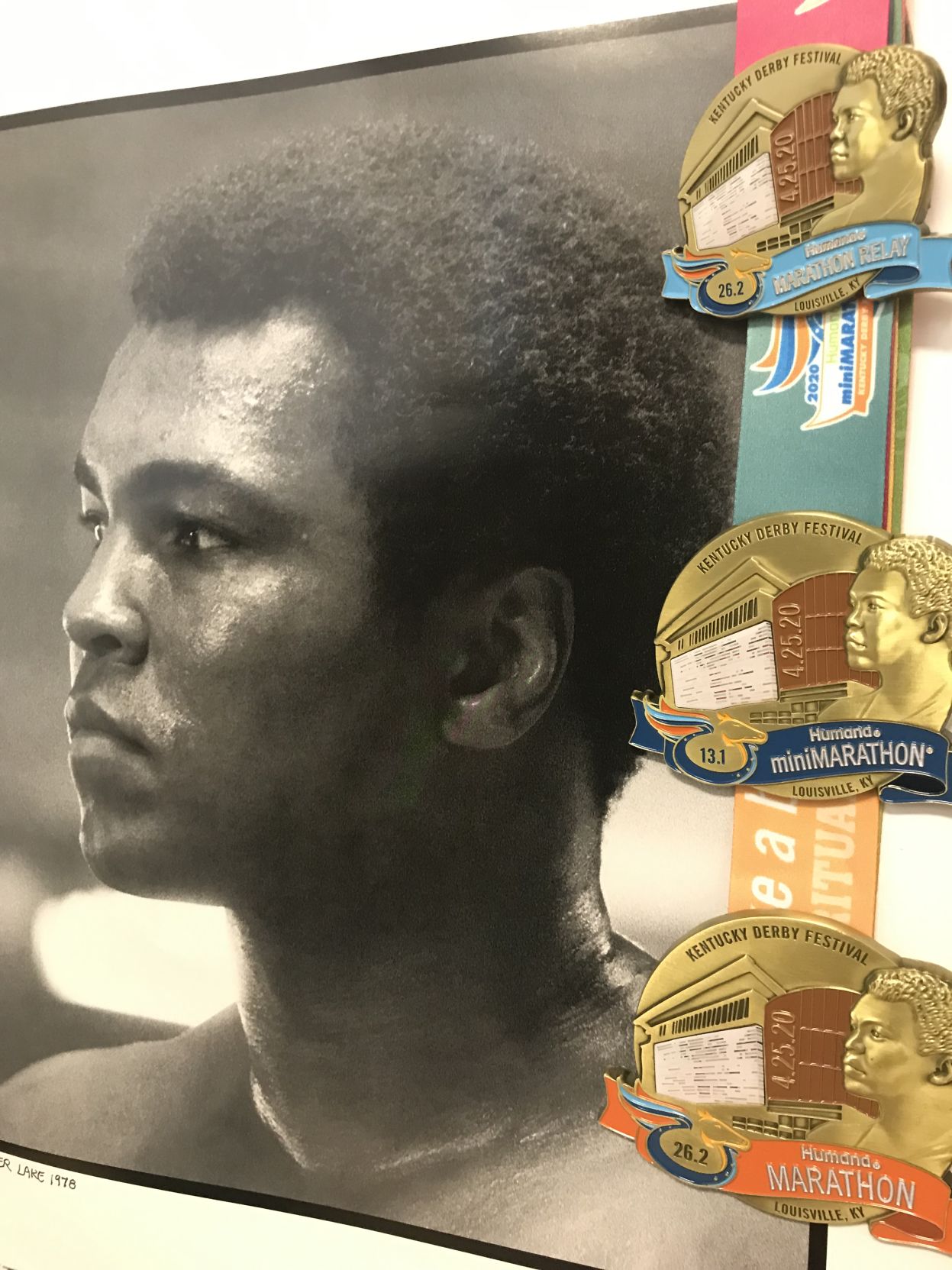 Muhammad Ali photo with 2020 KDF Race Medals.jpg
