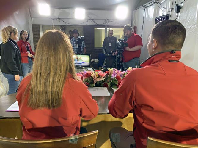 Behind-the-scenes with the WDRB in the Morning team on the Churchill Downs Backside on Monday, May 2, 2022