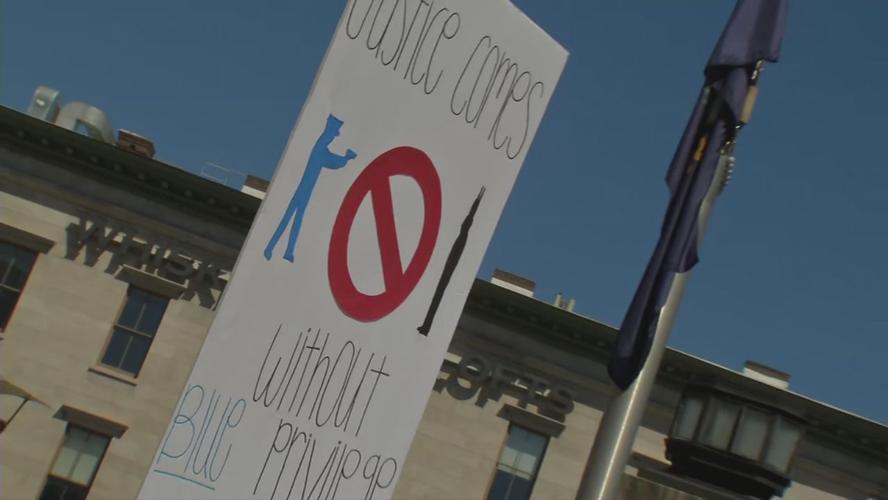 Sign at BLM healing ceremony