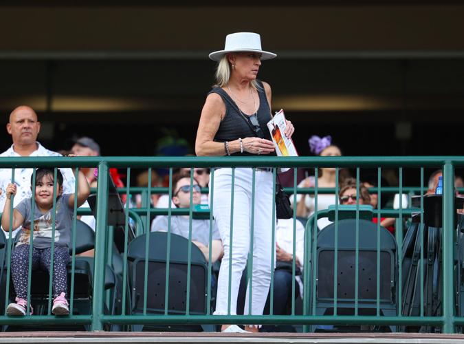 Woman stands in the second level.JPG