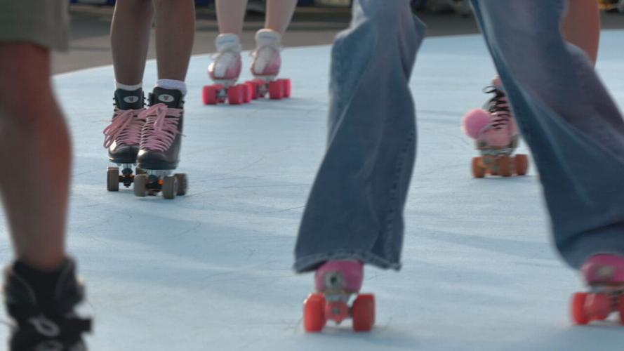 Lannan Park roller-skating court party 8-14-26