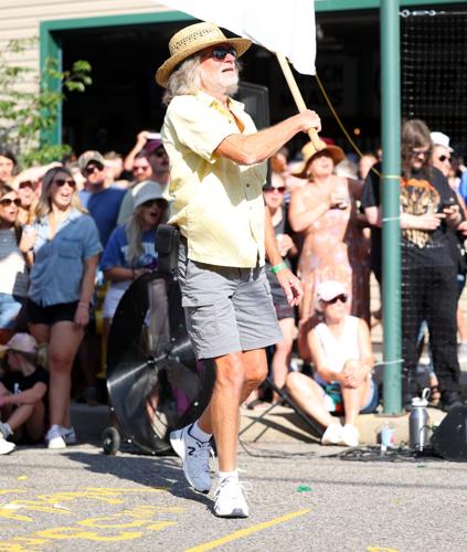 A man looks on after hitting the Dainty.JPG