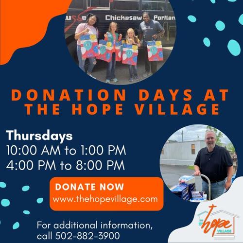 The Hope Village donation days