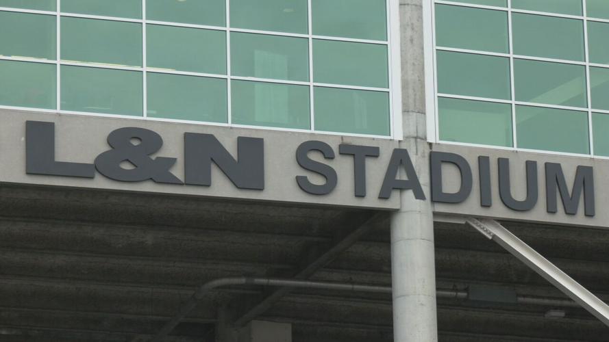 L&M Stadium sign installed 6-21-23