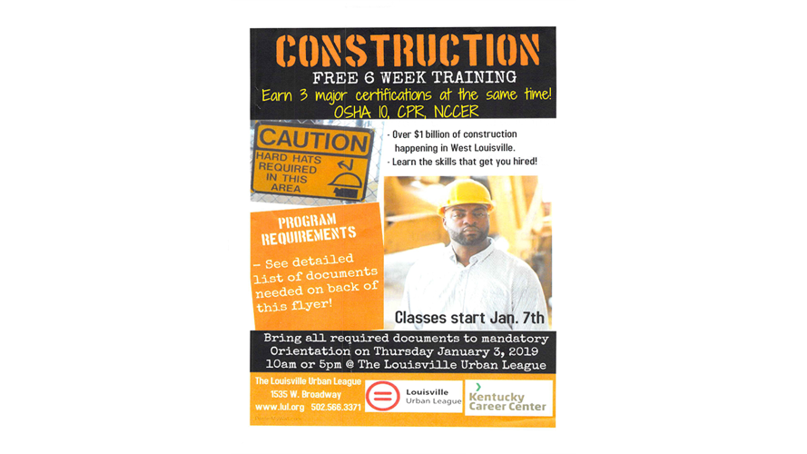 Louisville Urban League flyer 1