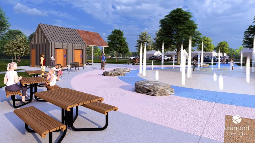 Windsor Park sprayground rendering