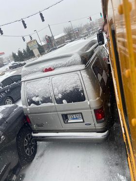 JCPS School Bus Snow