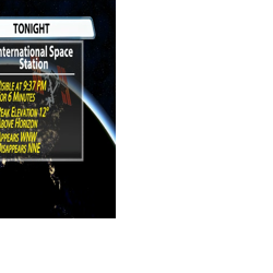 International Space Station pass Tuesday night