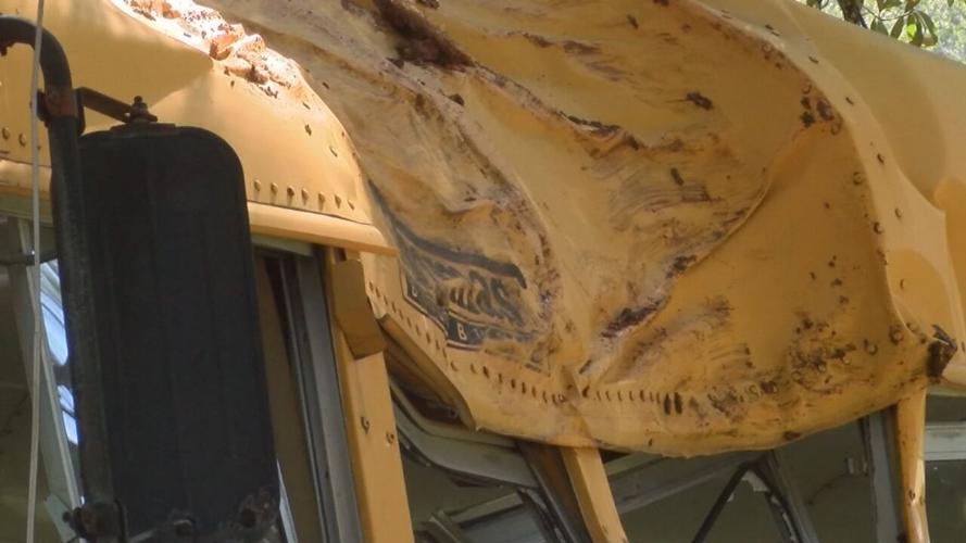 School bus police say was stolen by 11-year-old in Louisiana (Oct. 2020)