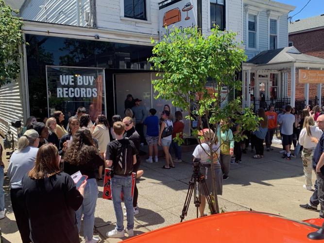 Jack Harlow visits record shop in Louisville, promotes new album with fans