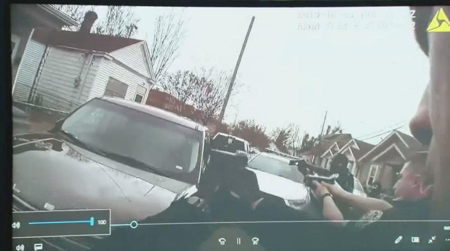 Louisville police release body camera footage of officer shooting suspect