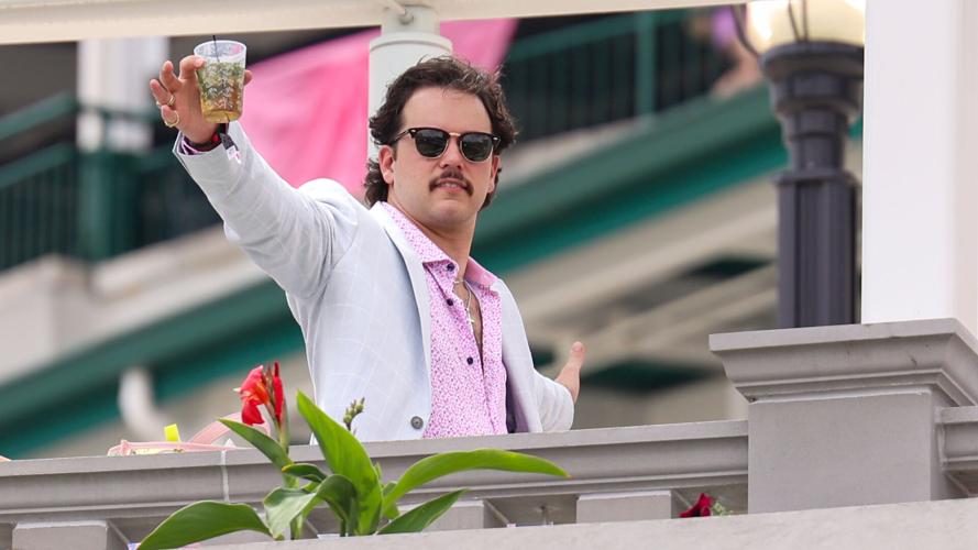 Fans on Kentucky Oaks Day 2025