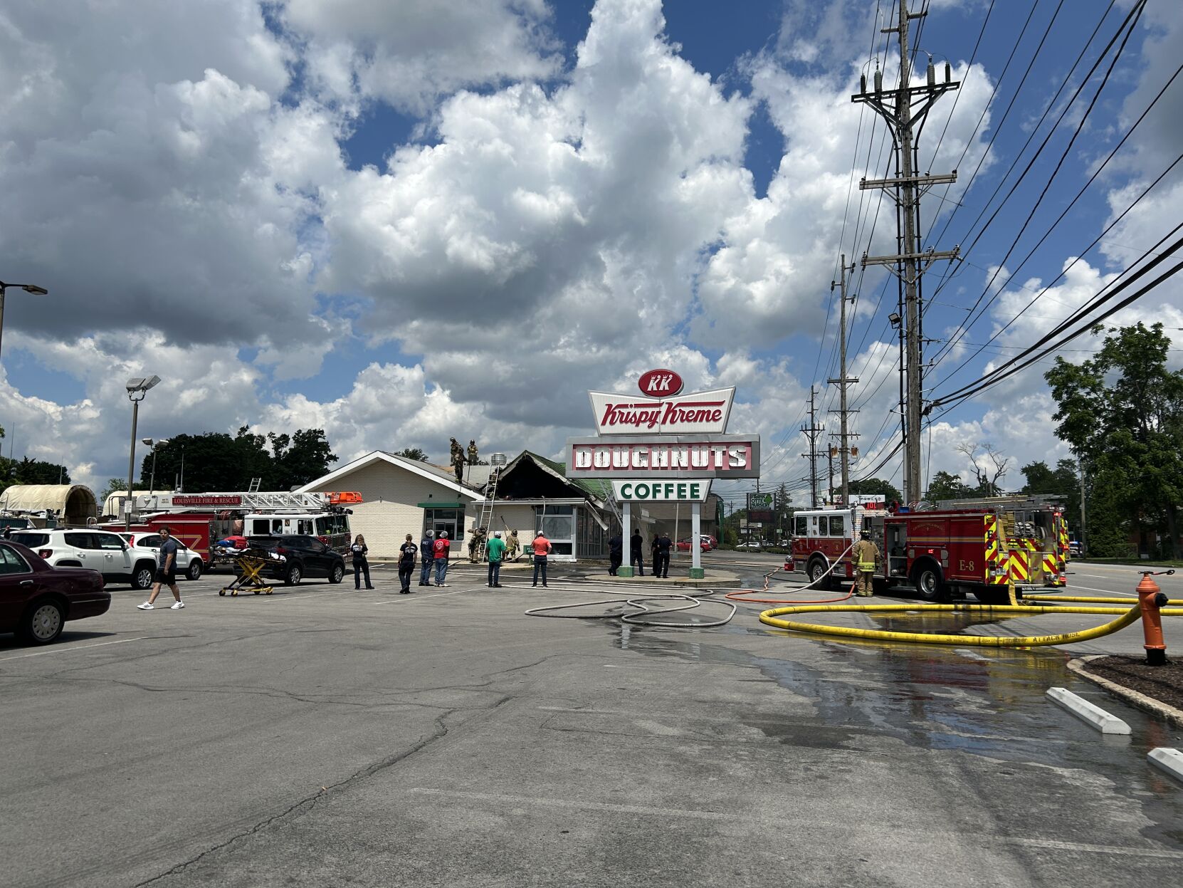 1 Person Charged With Arson After Fire Damages Louisville Krispy Kreme ...