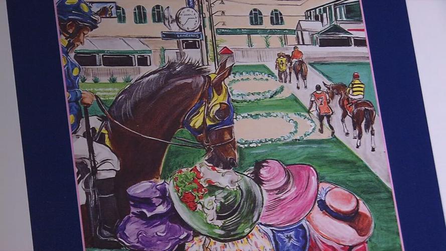 "Official Art of the Kentucky Derby" featured on 2020 Kentucky Derby and Kentucky Oaks merchandise