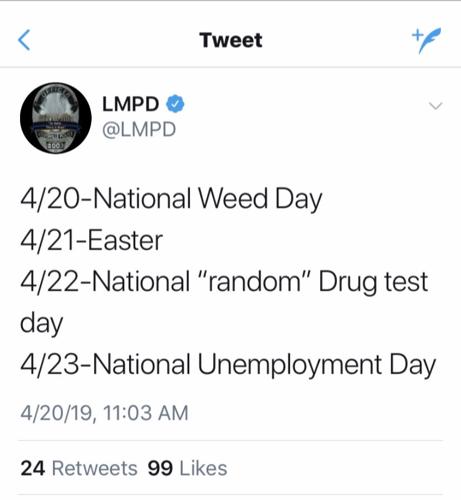 LMPD Tweet