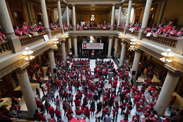 Indiana Budget Indiana Budget - Teacher rally - AP 4-13-2023 4