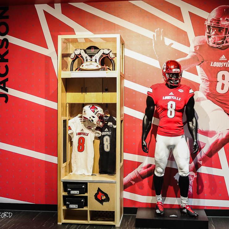 Louisville Cardinals College Locker Room Collection by Sports Coverage 