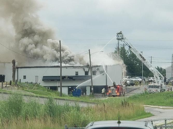 Fire on S. Main Street in Eminence - 6.30.25