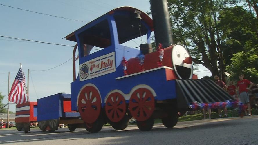 Fourth of July parade in Pekin, Indiana